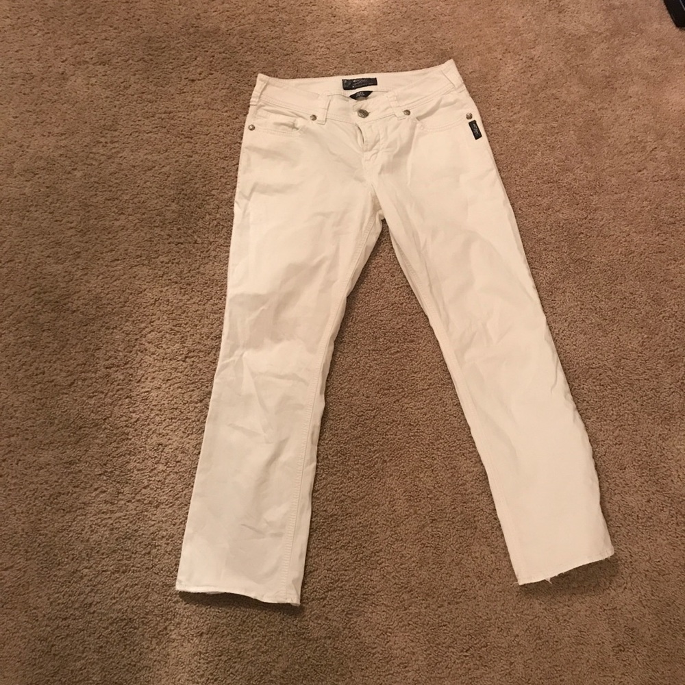 Silver Suki Capri